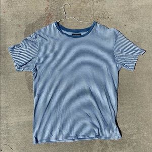 Blue and white striped PacSun shirt